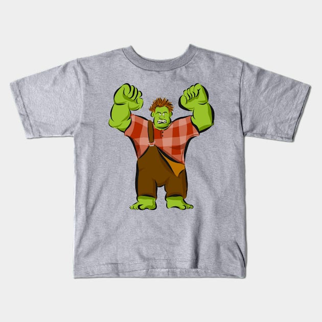 The Incredible Ralph Kids T-Shirt by DastardlyDesigns